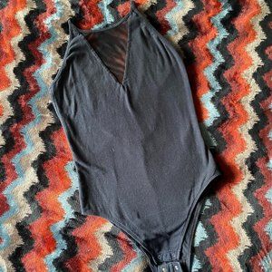 Abercrombie and Fitch Mesh-Detailed Bodysuit